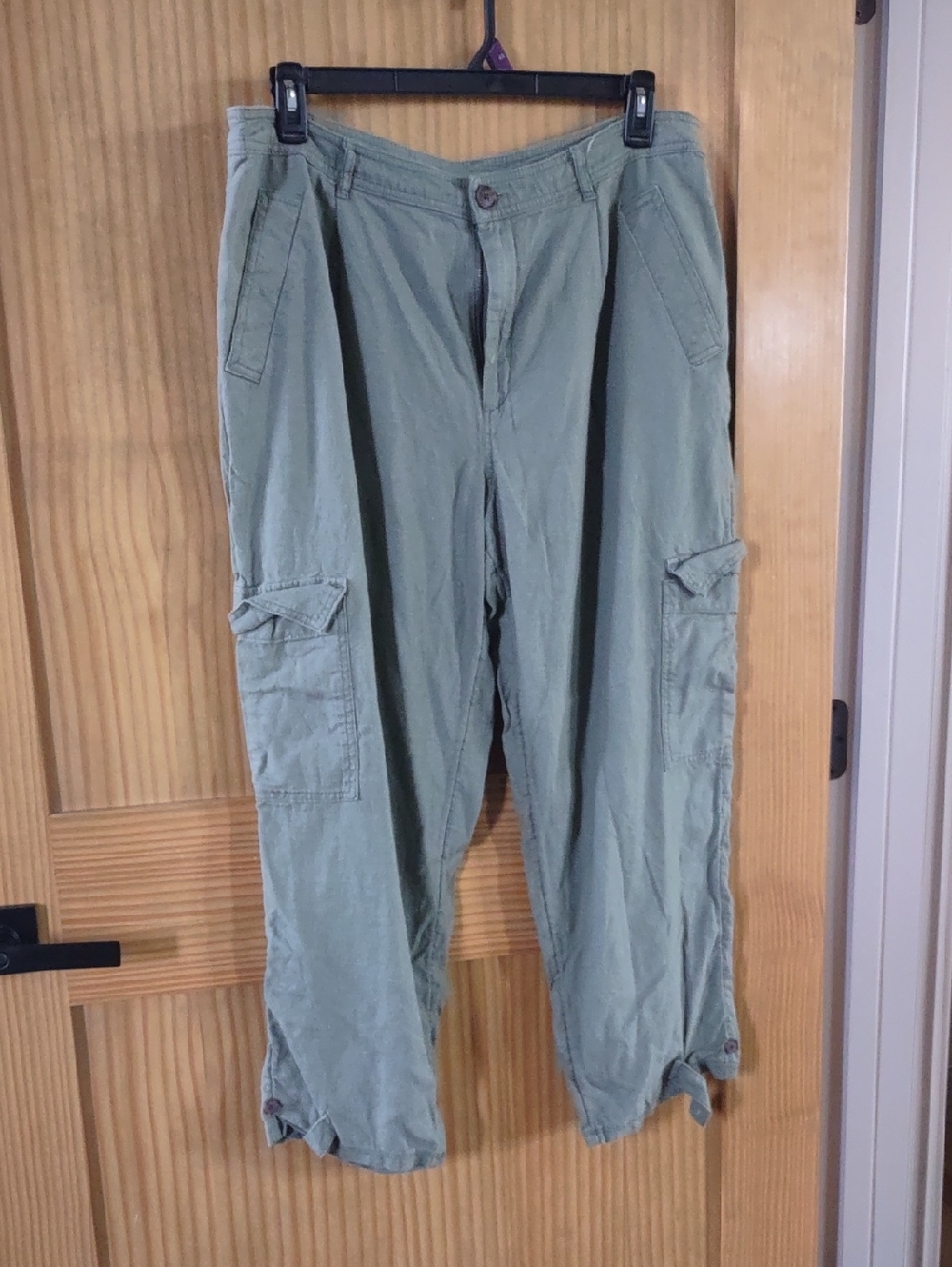 16 a new day Womens  Light Olive Cargo Pants
